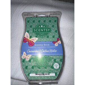 Scentsy Cucumber & Cactus Water Scent Brick Huge Scented Wax Melt Bar 500ml 424g